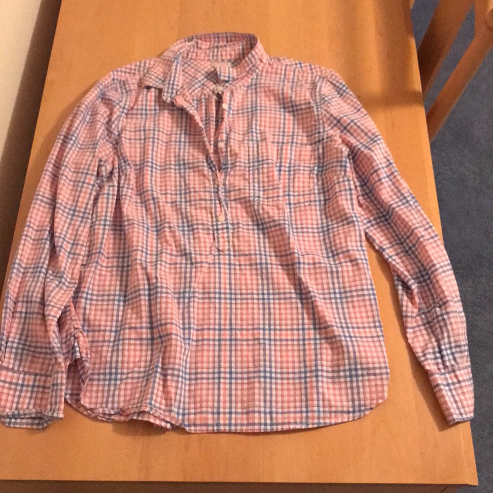 Checkered button down from J-Crew